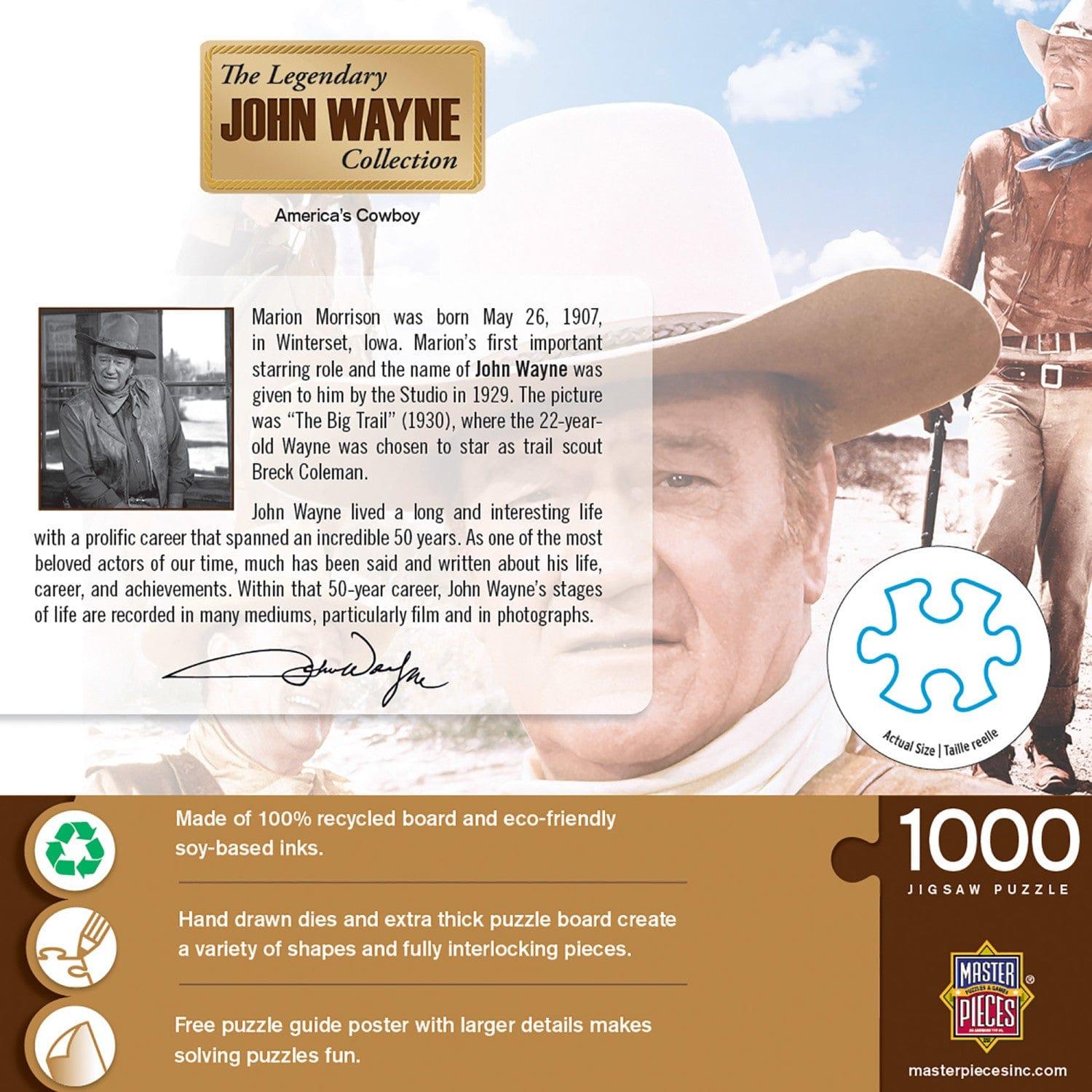 John Wayne 'America's Cowboy' Puzzle - 1000 Piece - American Farm Company