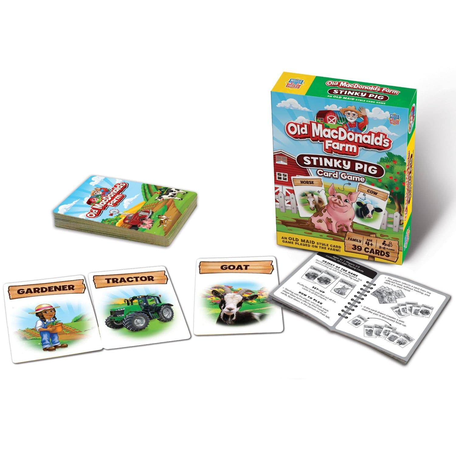 Old MacDonald's Farm 'Stinky Pig' Card Game - American Farm Company