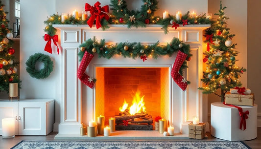 5 Ways to Style Your Mantel with Farmhouse Christmas Decor