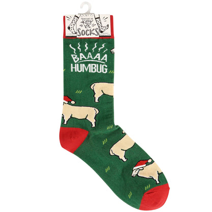 'Baaaa Humbug' Socks