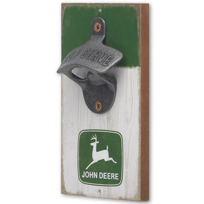 John Deere Logo Wall Bottle Opener
