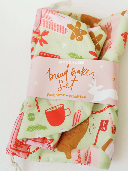 Heirloom Baking Bread Bag & Bowl Cover