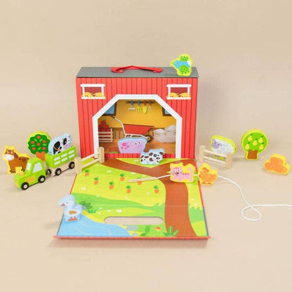 Farm Play Lacing Activity Toy