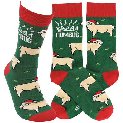 'Baaaa Humbug' Socks