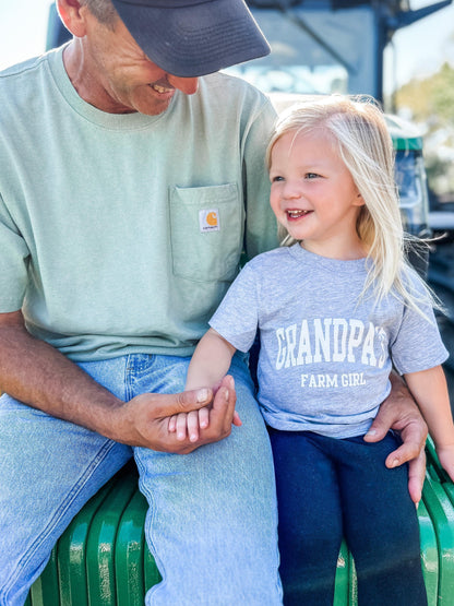 Grandpas Farm Girl Toddler/Youth Tees - American Farm Company