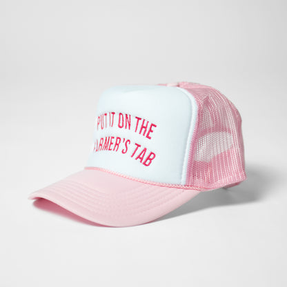 'Put it on the Farmer's Tab' Foam Trucker Hat