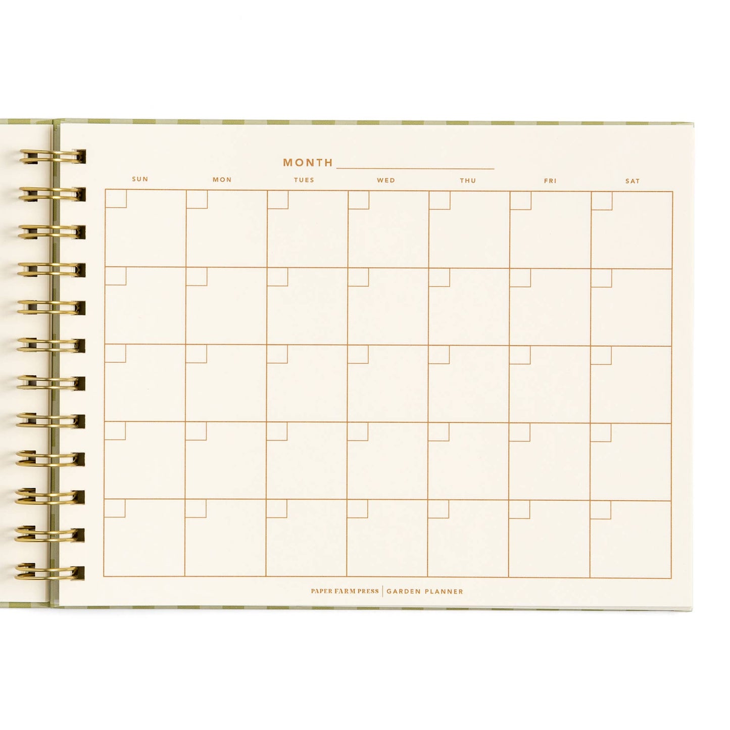 Life On The Homestead Gingham Garden Planner