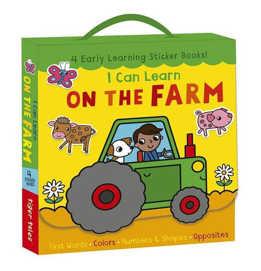 I Can Learn On The Farm - 4 Early Learning Sticker Books
