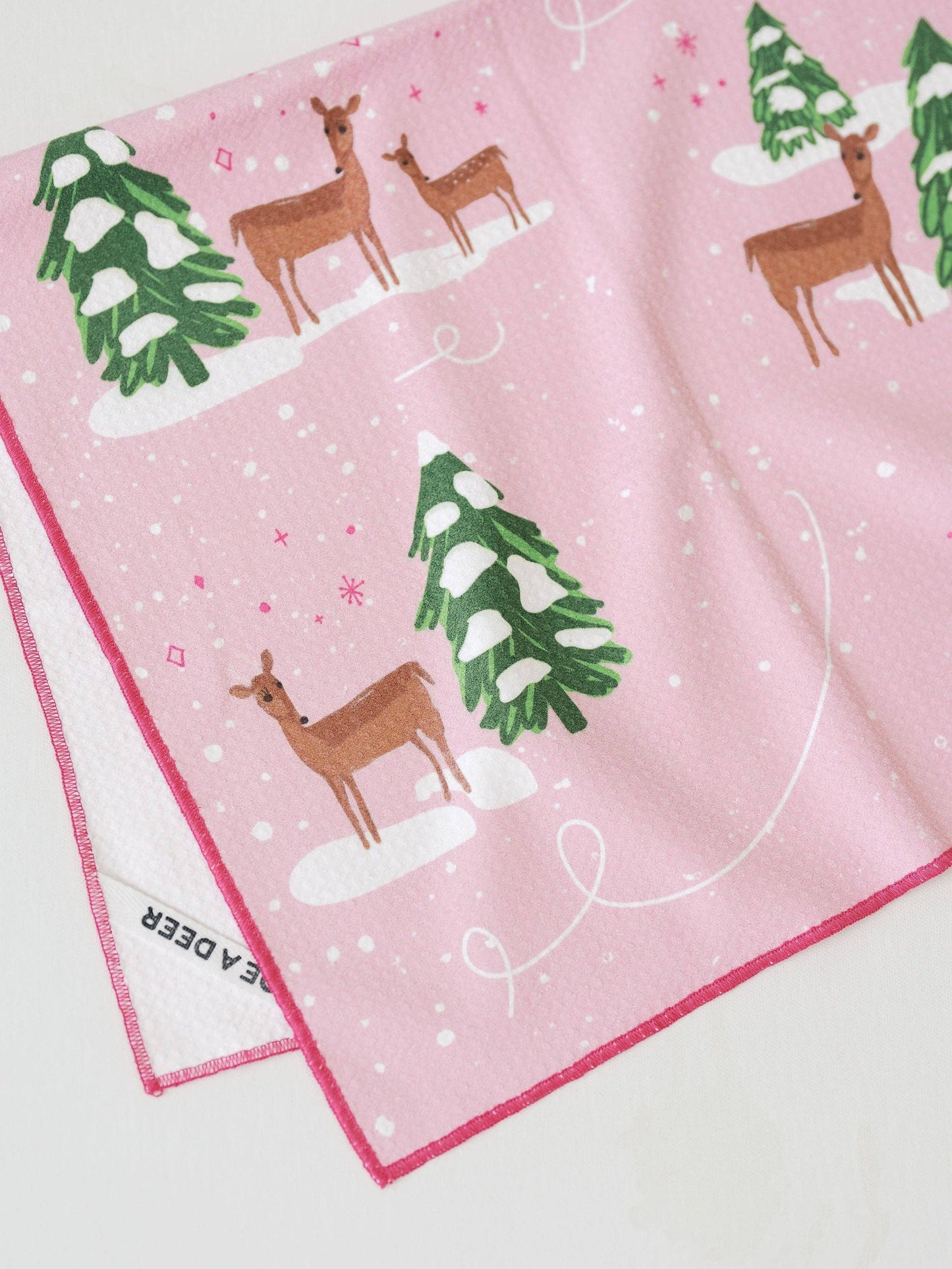 Forest Friends Holiday Waffle Towel