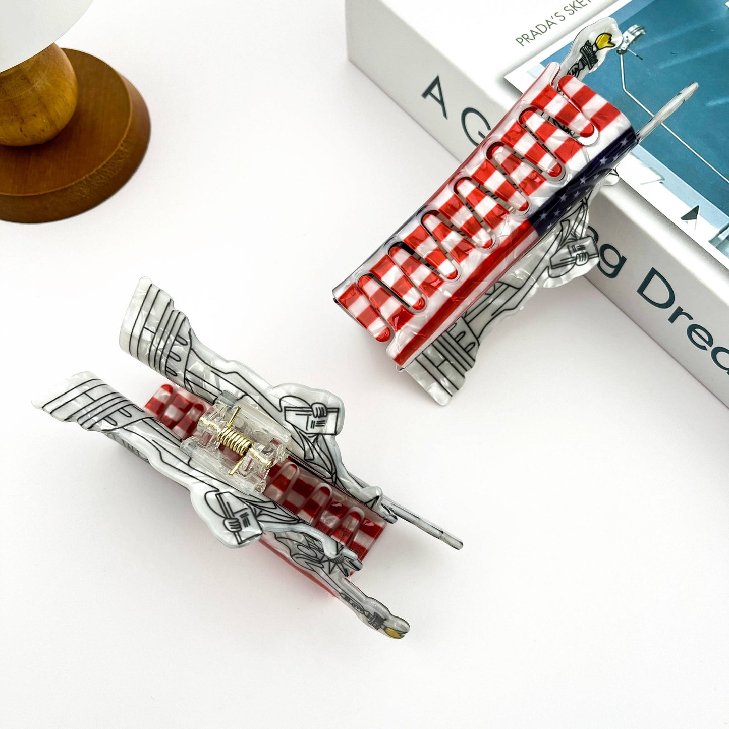 Statue of Liberty Large Hair Claw Clip