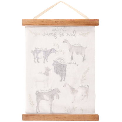 'For The Love Of Goats' Wall Decor