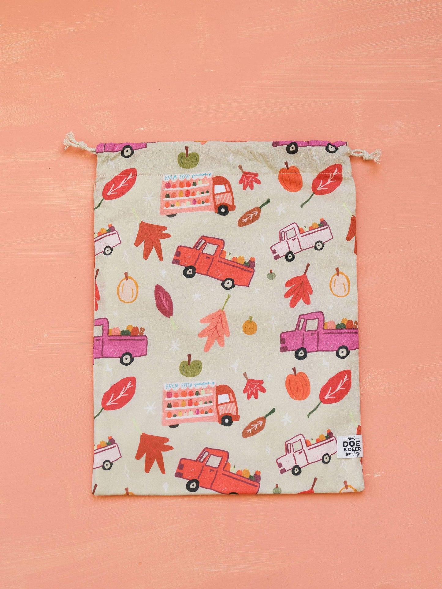 Pumpkin Truck Bread Bag