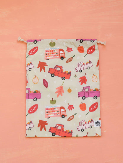 Pumpkin Truck Bread Bag