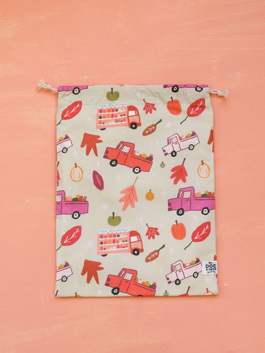 Pumpkin Truck Bread Bag