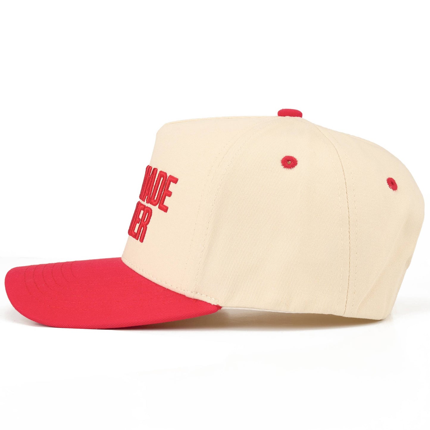 SO GOD MADE A FARMER Letter Two Tone Trucker Hat