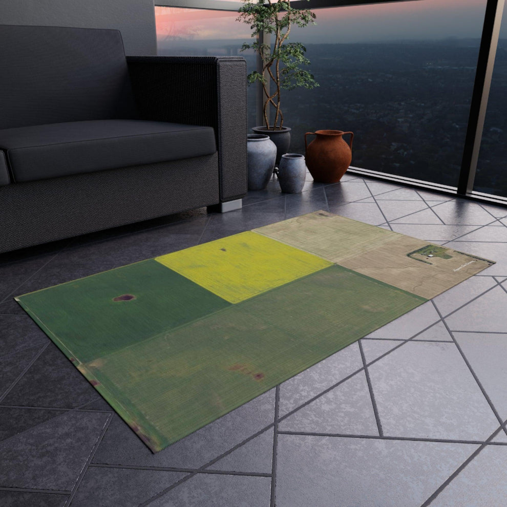 Farm Field Rug Canola and Wheat Fields Play Rug – American Farm Company