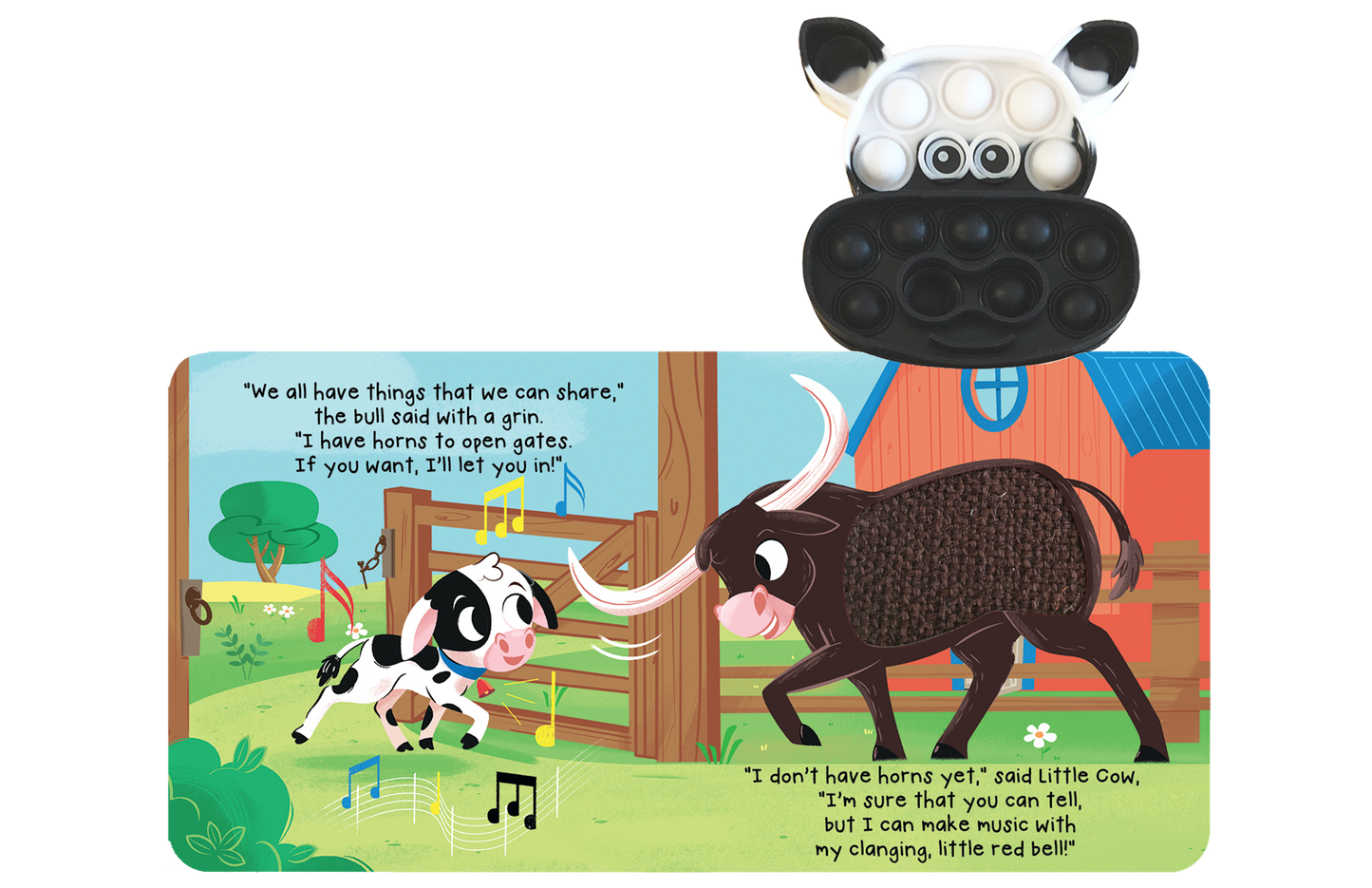 Little Cow Sensory Fidget Book