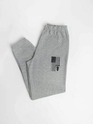 Harvest Flag Light Grey Sweatpants - American Farm Company