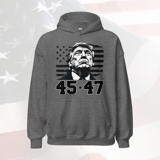 45/47 President Trump Hoodie