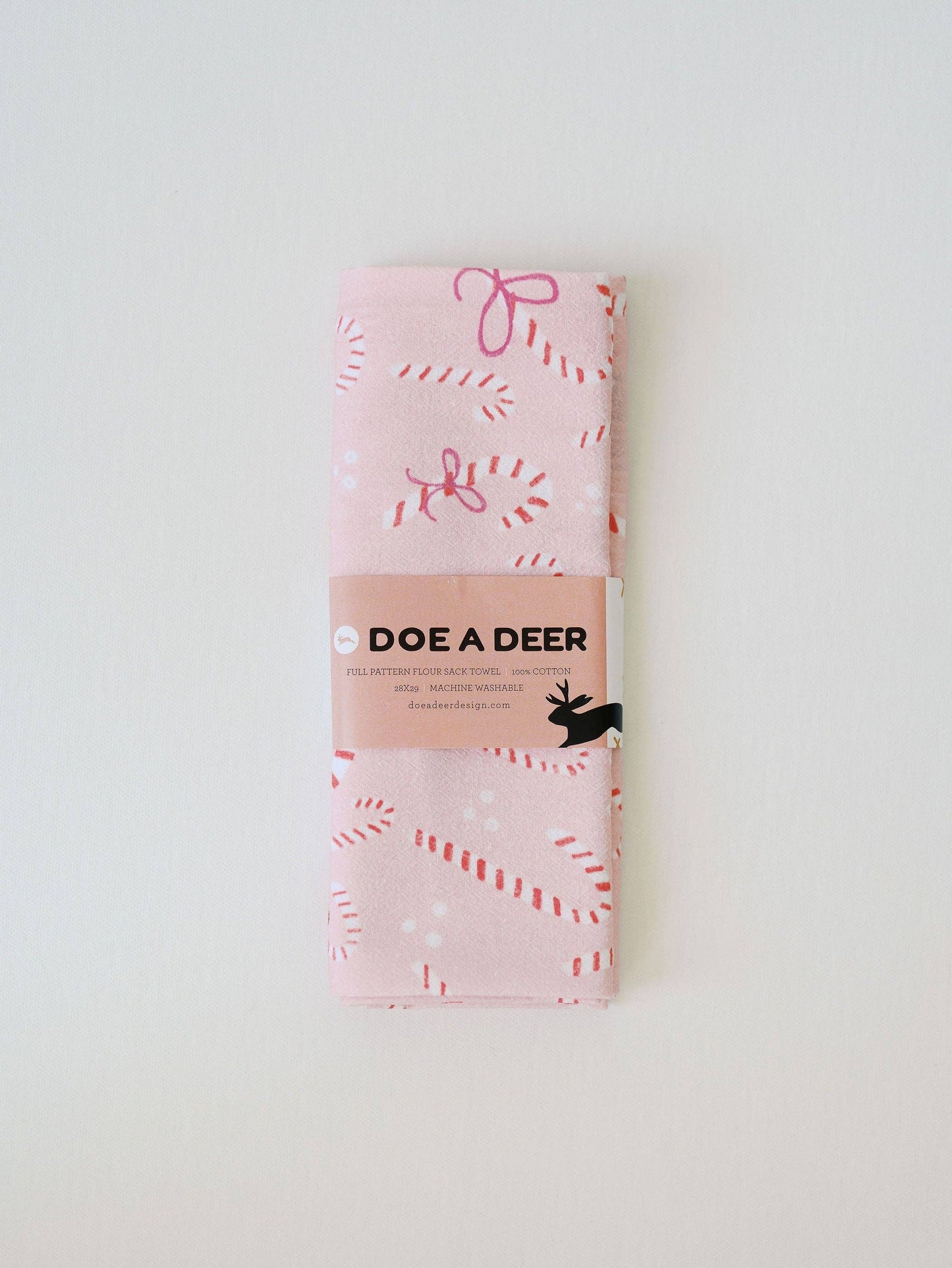 Candy Cane Holiday Flour Sack Towel