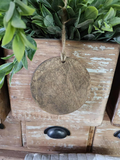 Nativity Scene Wooden Ornament