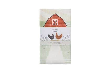 Farmyard Tea Towel