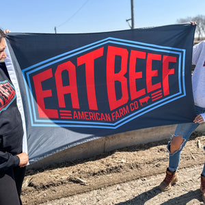 'Eat Beef' Outdoor Flag
