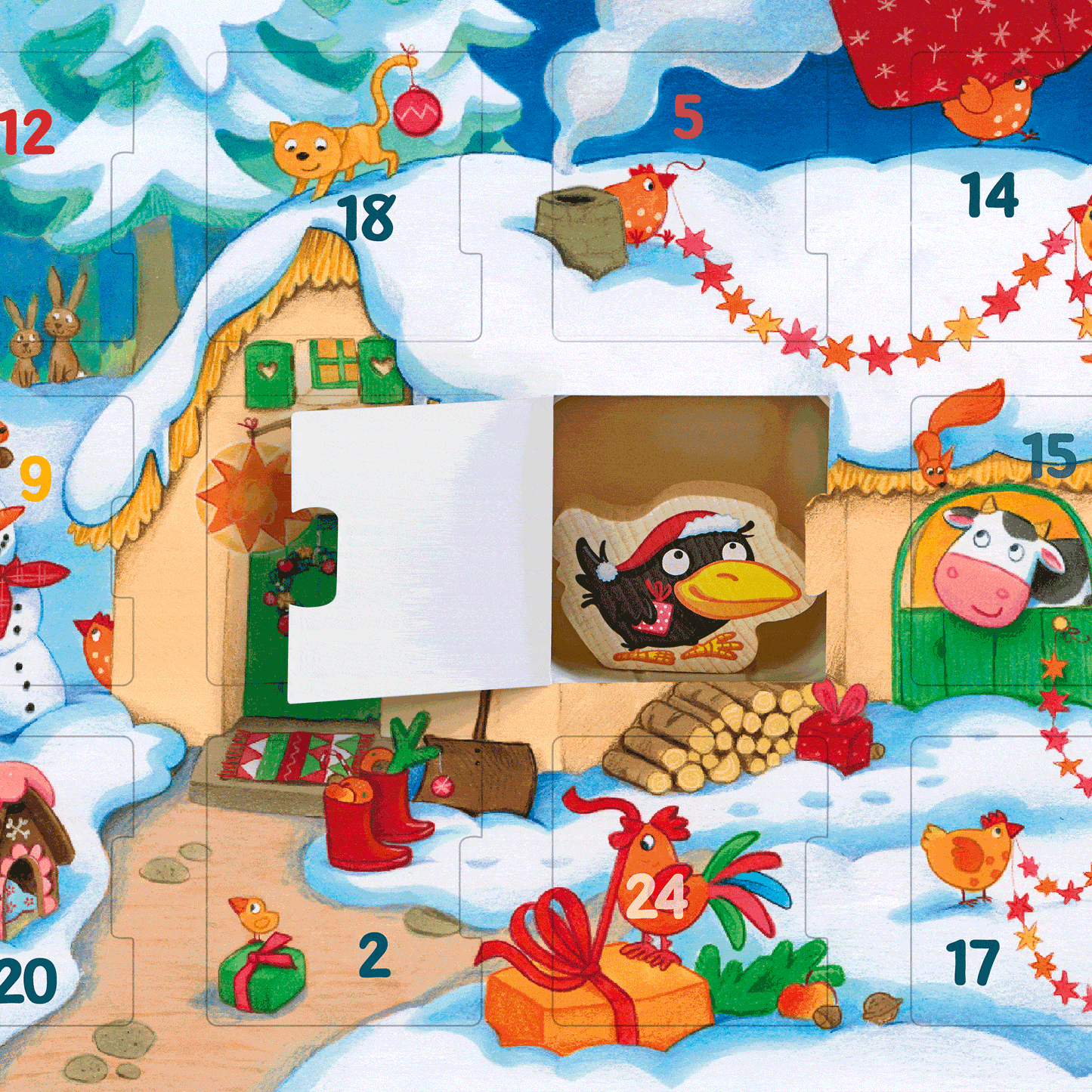 Farmyard Animals Advent Calendar