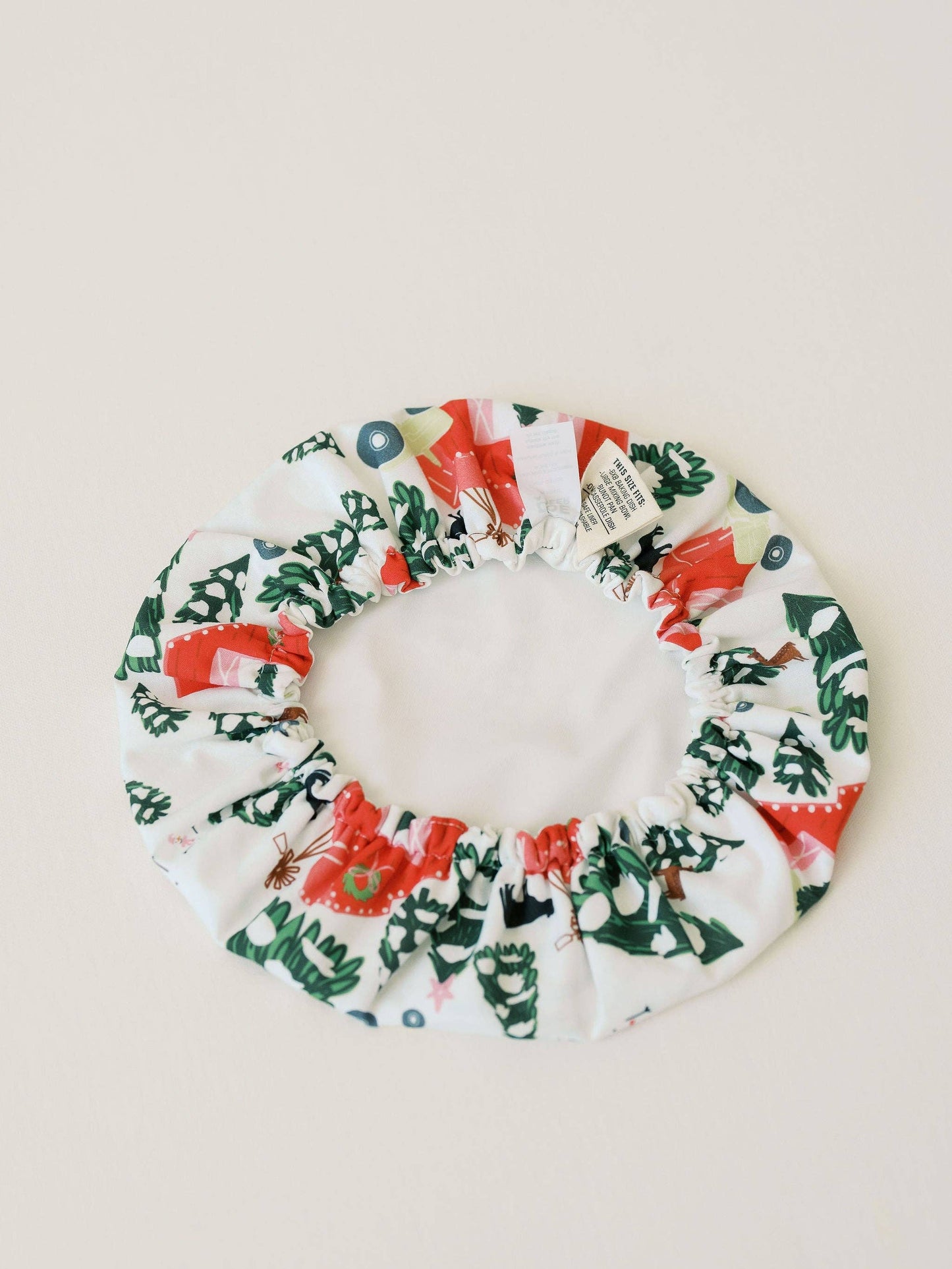 Festive Farm Christmas 10.5" Bowl Cover