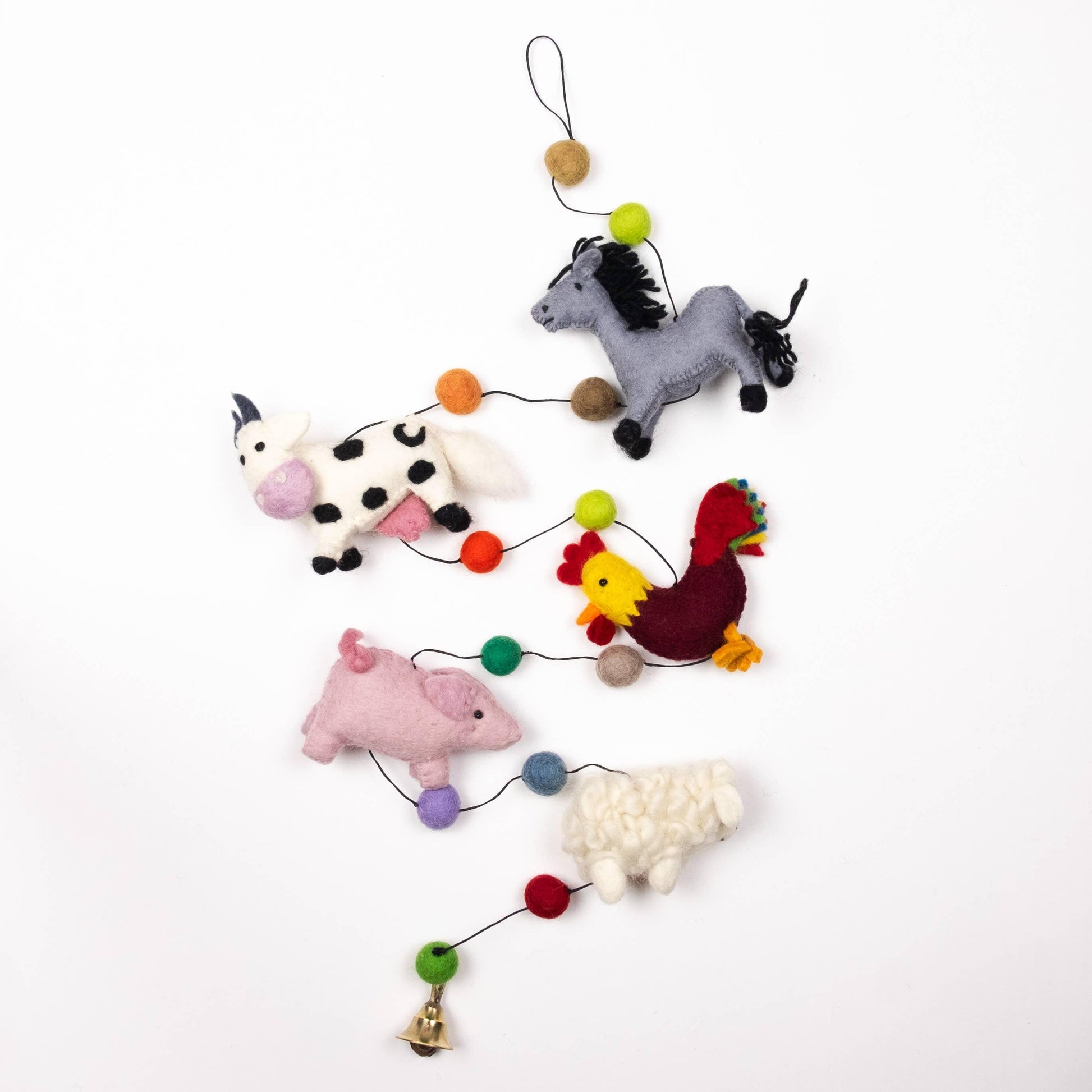 Farm Animals Felt Garland - American Farm Company