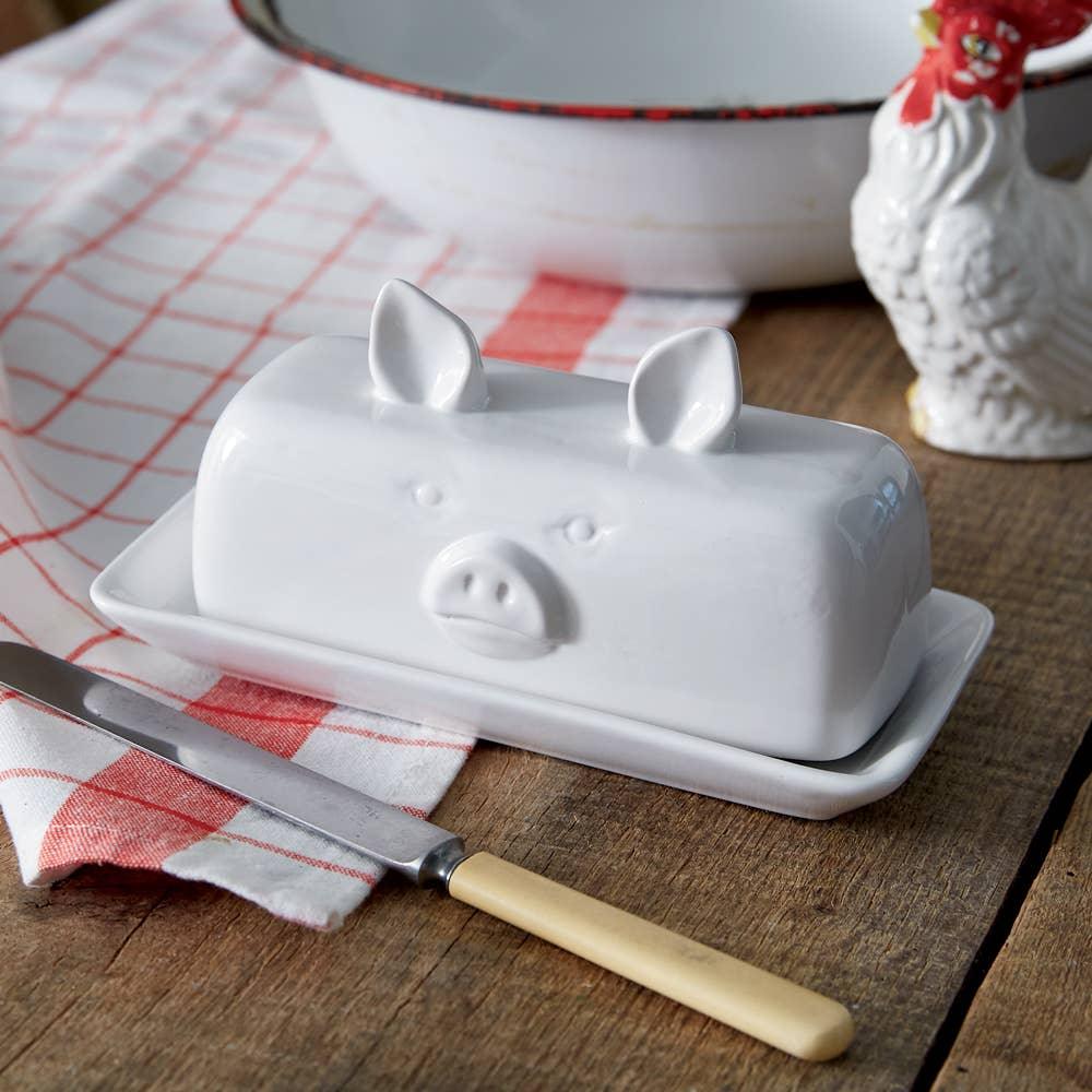 Piglet Butter Dish - American Farm Company