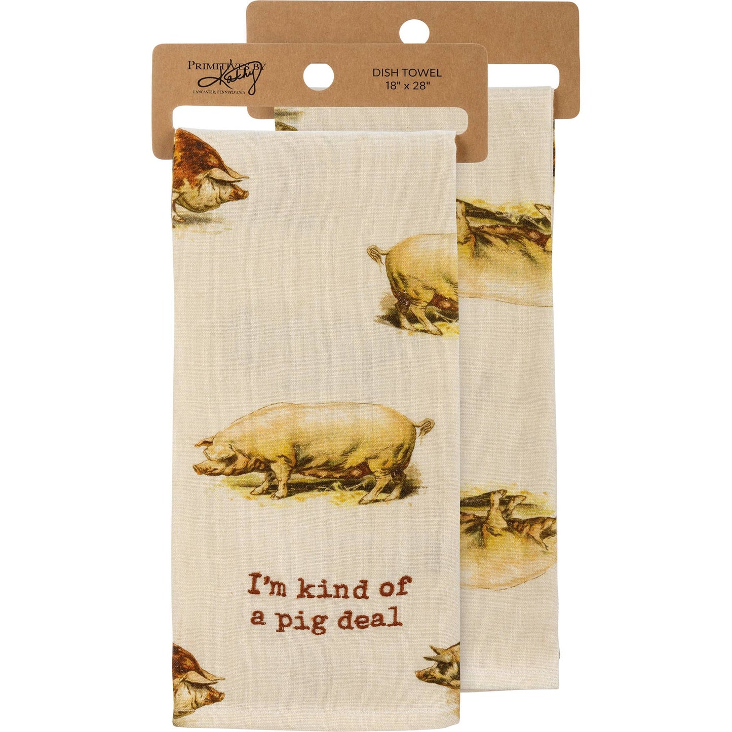 'I'm Kind Of A Pig Deal' Kitchen Towel