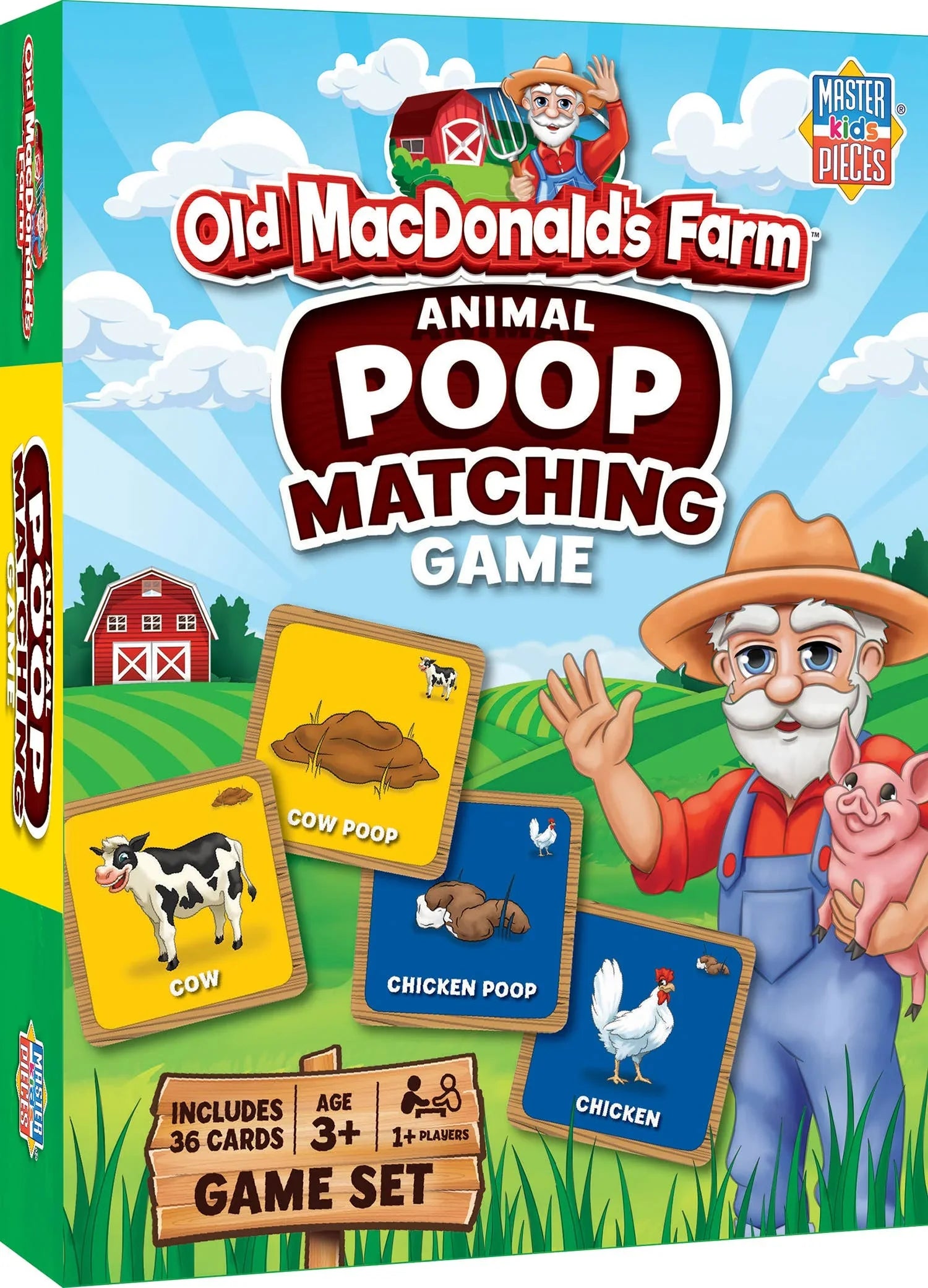 Poop Farm Old MacDonald's Farm - Animal Poop Matching Game – American Farm Company