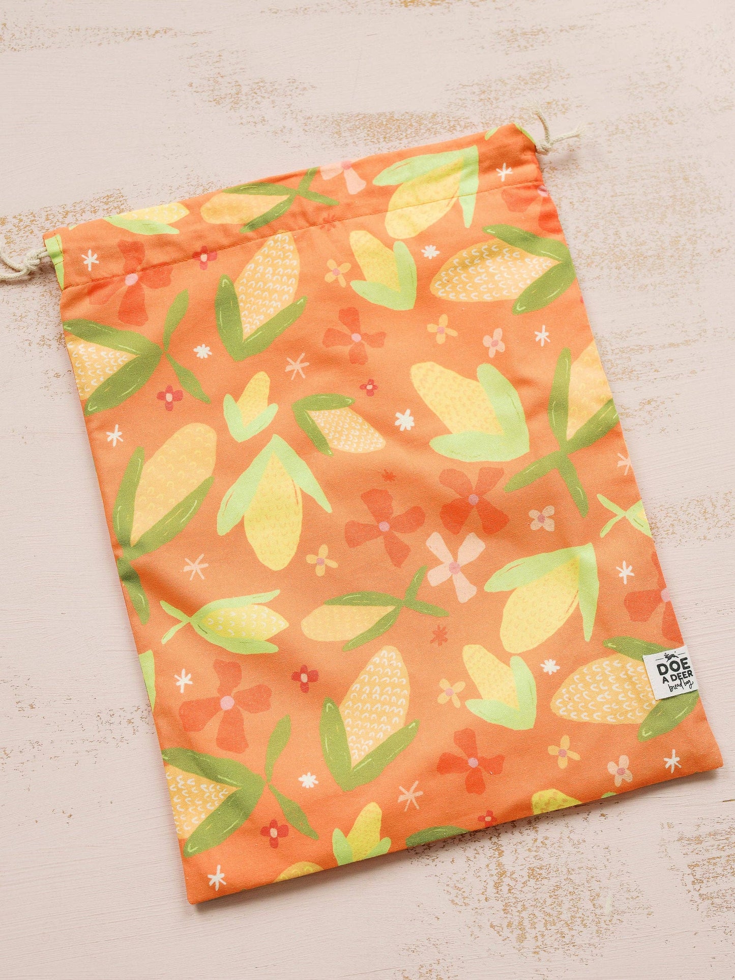 Corn & Flowers Bread Bag