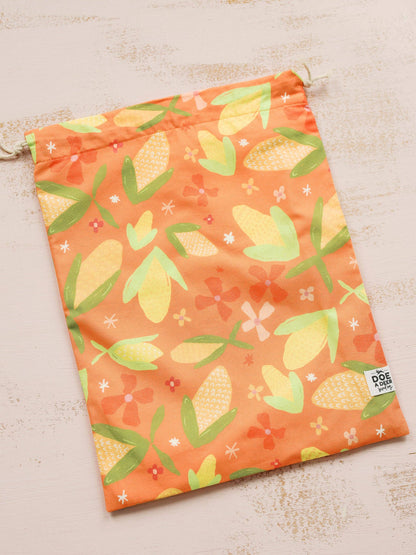 Corn & Flowers Bread Bag