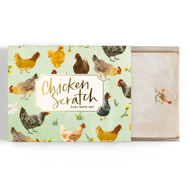 Chicken Scratch Notepad Chicken Scratch Flat Note Set – American Farm Company