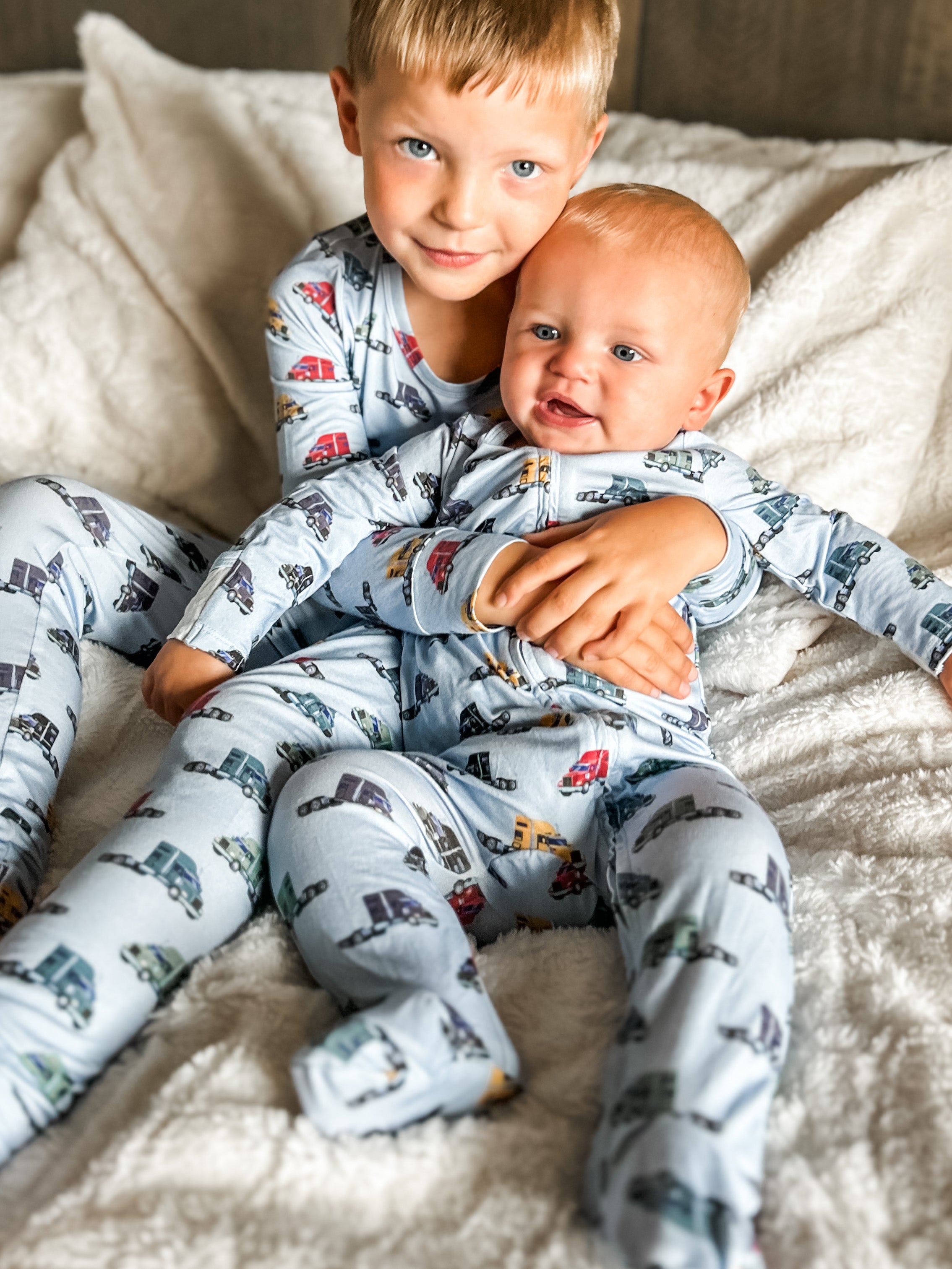 Semi-Truck Baby Pajamas