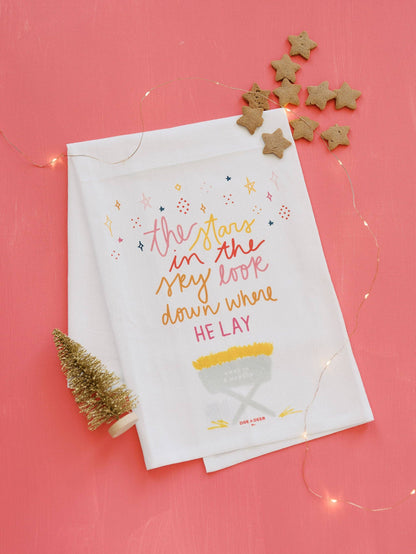 'The Stars in the Sky' Holiday Tea Towel