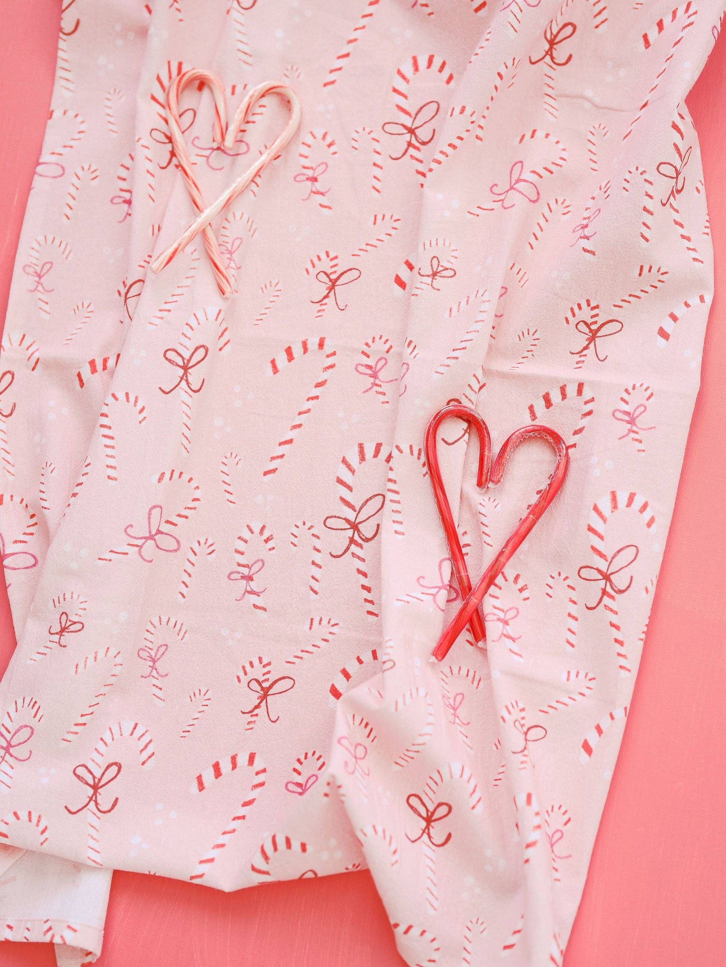 Candy Cane Holiday Flour Sack Towel