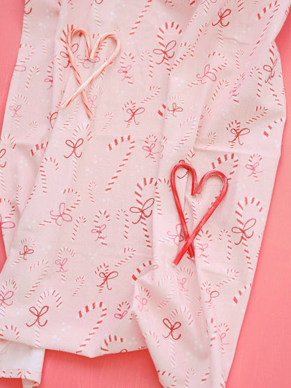 Candy Cane Holiday Flour Sack Towel