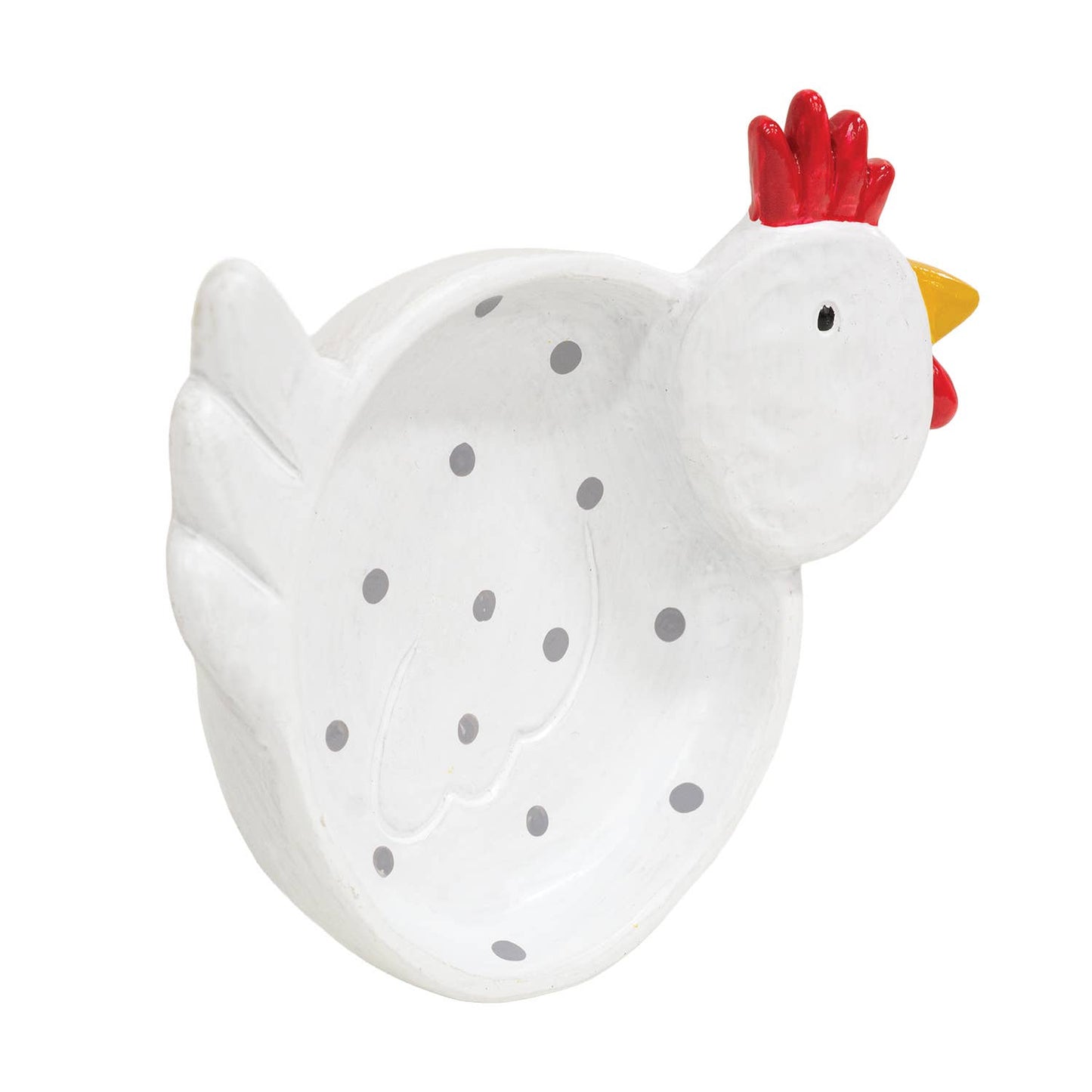 Polka Dot Chicken Trinket Dish