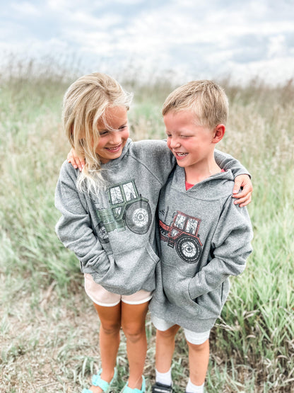 'Red Tractor' Youth & Toddler Hoodie