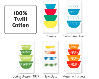 Vintage Bowl Tea Towel