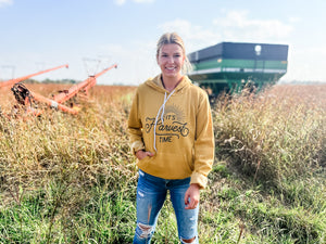 'It’s Harvest Time' Hoodie - American Farm Company