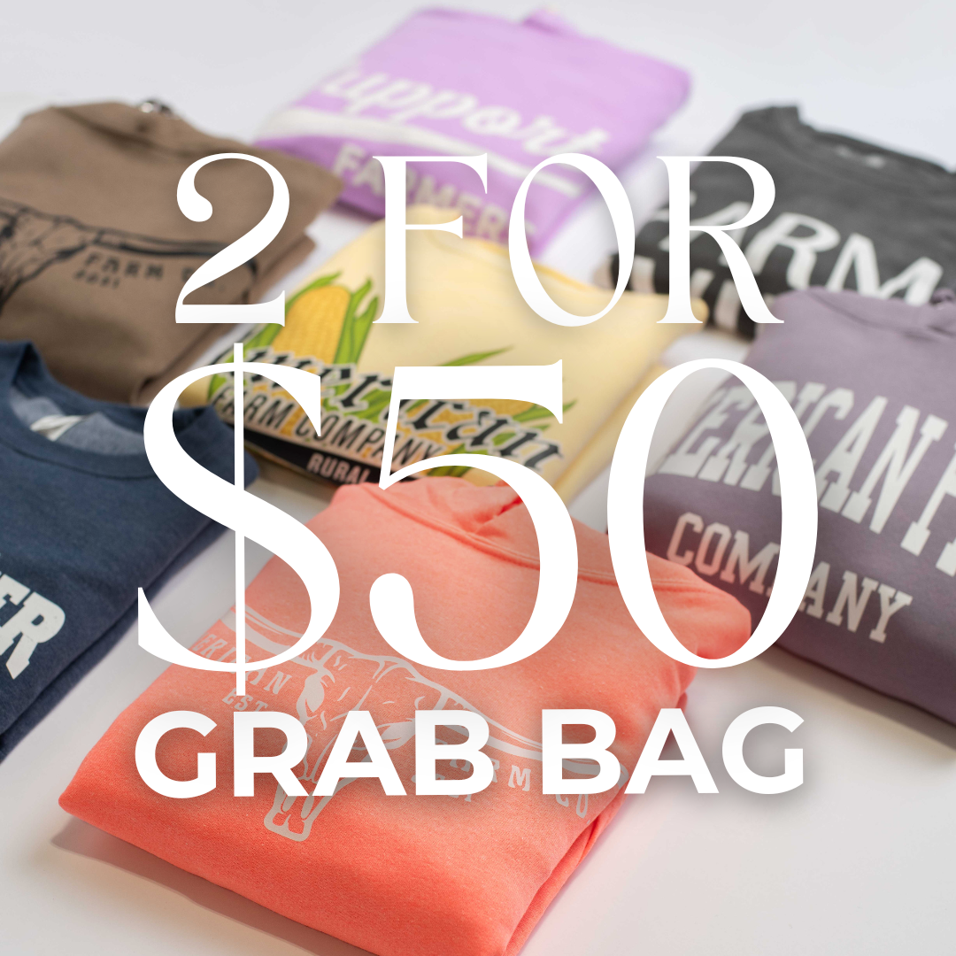 ‘2 FOR $50’ SWEATSHIRT GRAB BAG