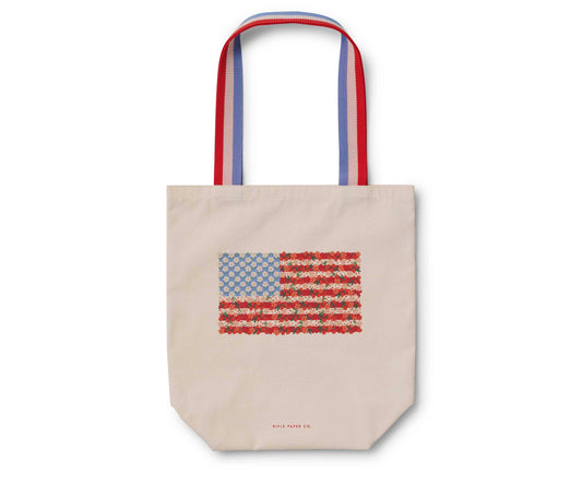 Americana Canvas Tote Bag