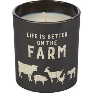 Life Is Better On The Farm Candle