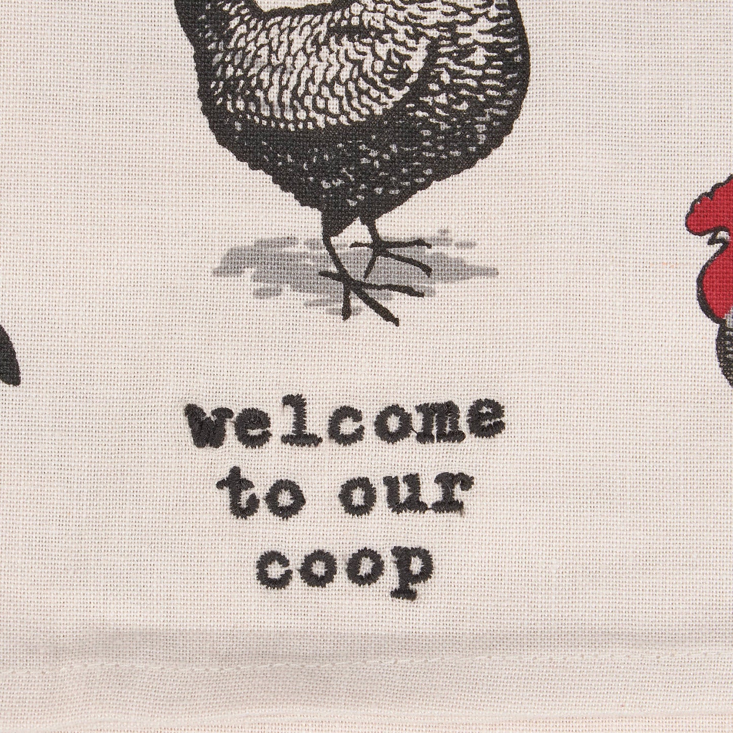 'Welcome To Our Coop' Kitchen Towel