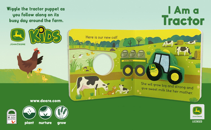 John Deere Kids I Am A Tractor Board Book