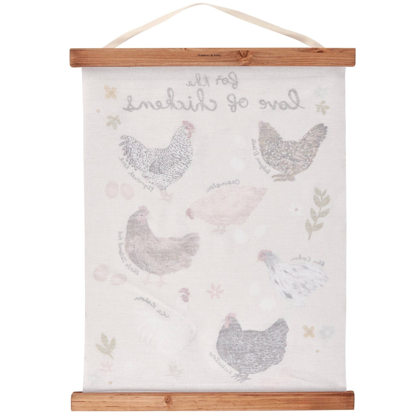 'For The Love Of Chickens' Wall Decor